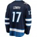 Winnipeg Jets Adam Lowry Men's Fanatics Branded Navy Breakaway Replica Jersey