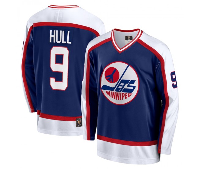 Winnipeg Jets Bobby Hull Men's Fanatics Branded Navy Breakaway Retired Player Jersey