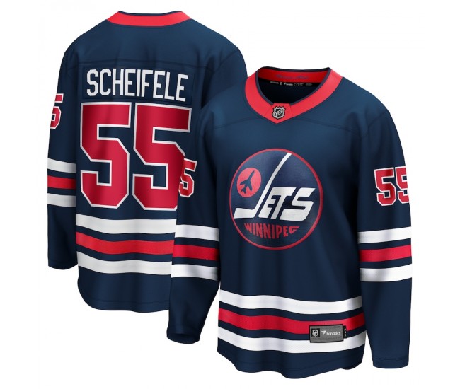 Winnipeg Jets Mark Scheifele Men's Fanatics Branded 2021/22 Alternate Premier Breakaway Player Jersey